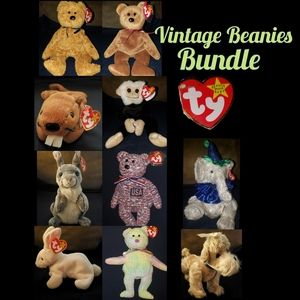 Vintage Beanie Babies Bundle - early & rare